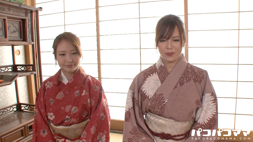 4P With 2 Coquettish Kimono Women – Pacopacomama – 2019-06-08 JAV Movie